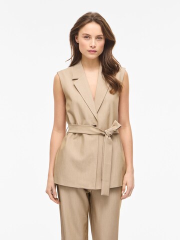 VILA Anzugweste 'VIMivo' in Beige: Vorderseite
