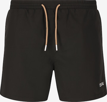 NOU Boardshorts 'Veritas' in Schwarz: Vorderseite