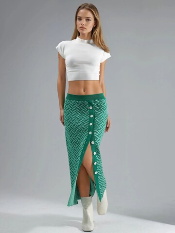 Gonna 'Strickröcke' di My fashion in verde