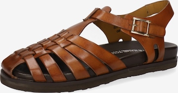 MELVIN & HAMILTON Sandals 'Siri 1' in Brown: front
