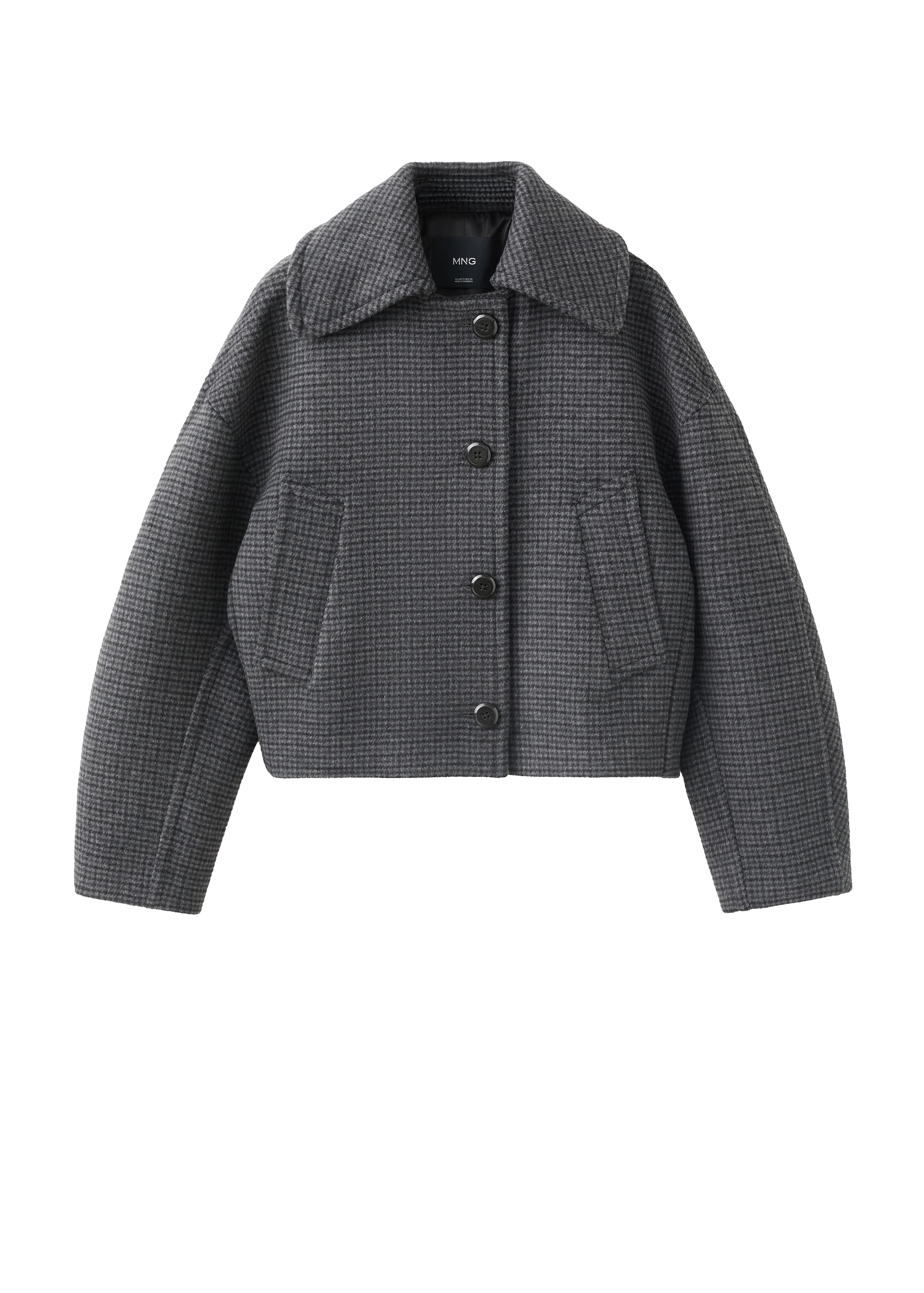 MANGO Jacke 'DITA' in Blau: Vorderseite