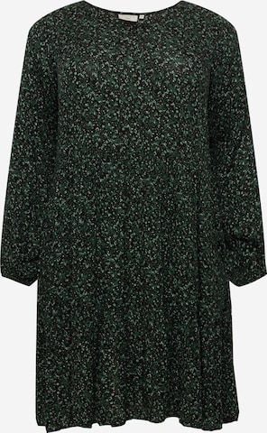 Robe KAFFE CURVE en vert : devant