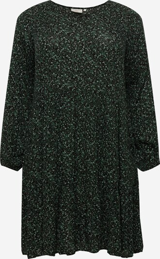 KAFFE CURVE Kleid in grün / schwarz / weiß, Produktansicht