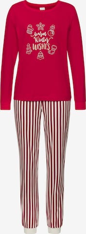 LASCANA - Pijama en rojo: frente