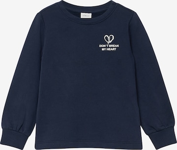 s.Oliver Sweatshirt in Blue: front