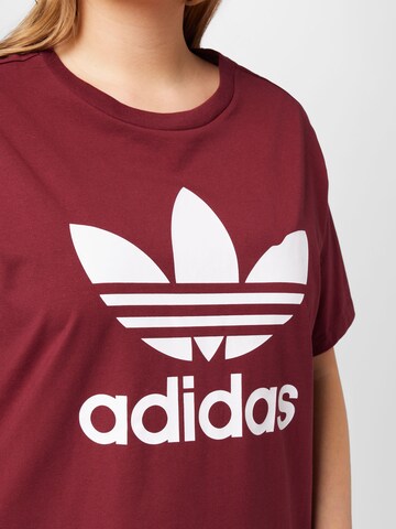 ADIDAS ORIGINALS T-Shirt 'Adicolor Classics Trefoil ' in Rot