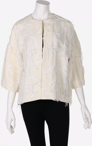 Erika Cavallini Jacket & Coat in XXL in White: front