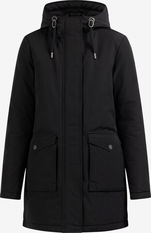 DreiMaster Vintage Χειμερινό παλτό σε μαύρο: μπροστά