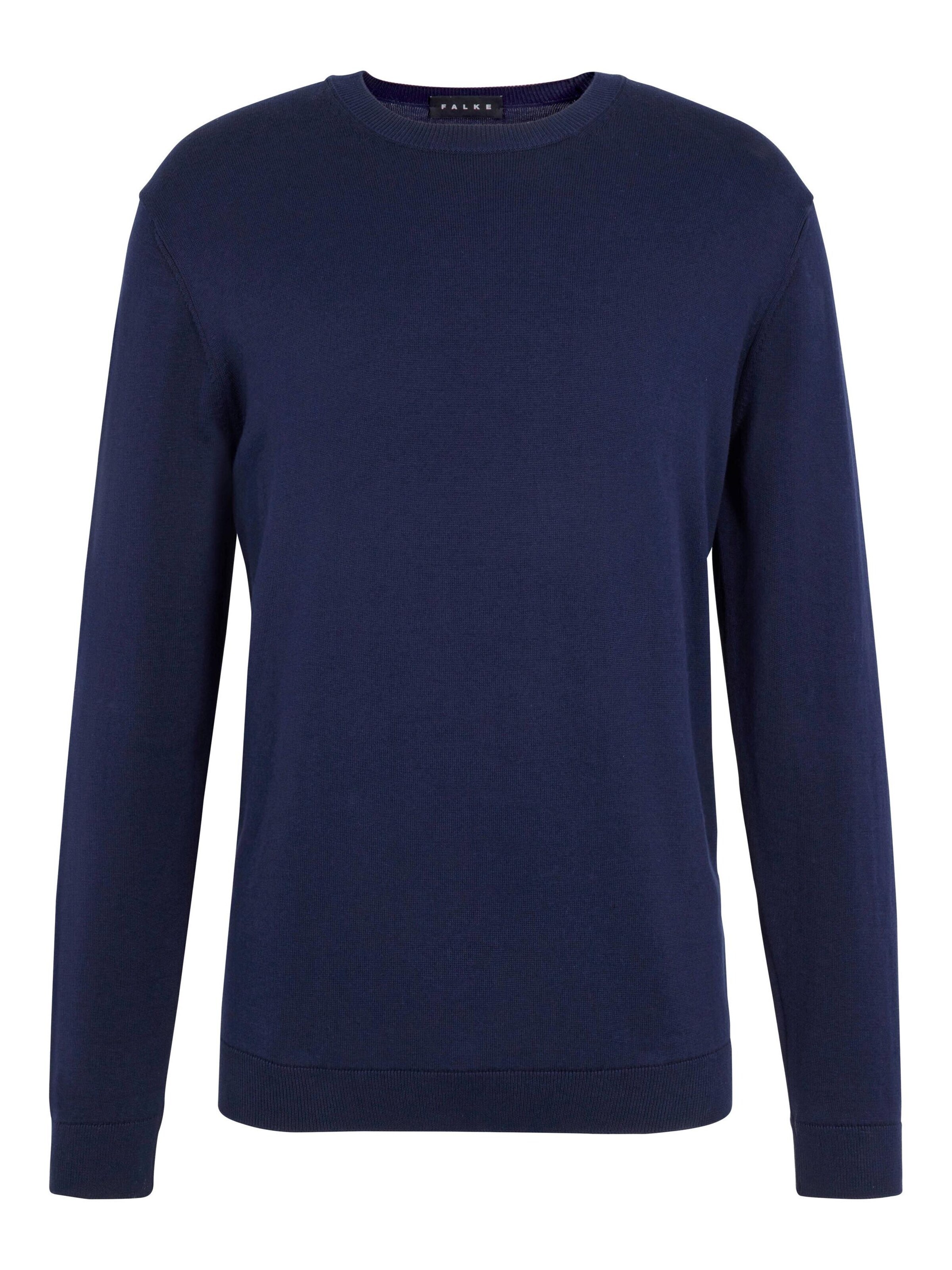 FALKE Sweater 'Pure Cotton' in Blue: front