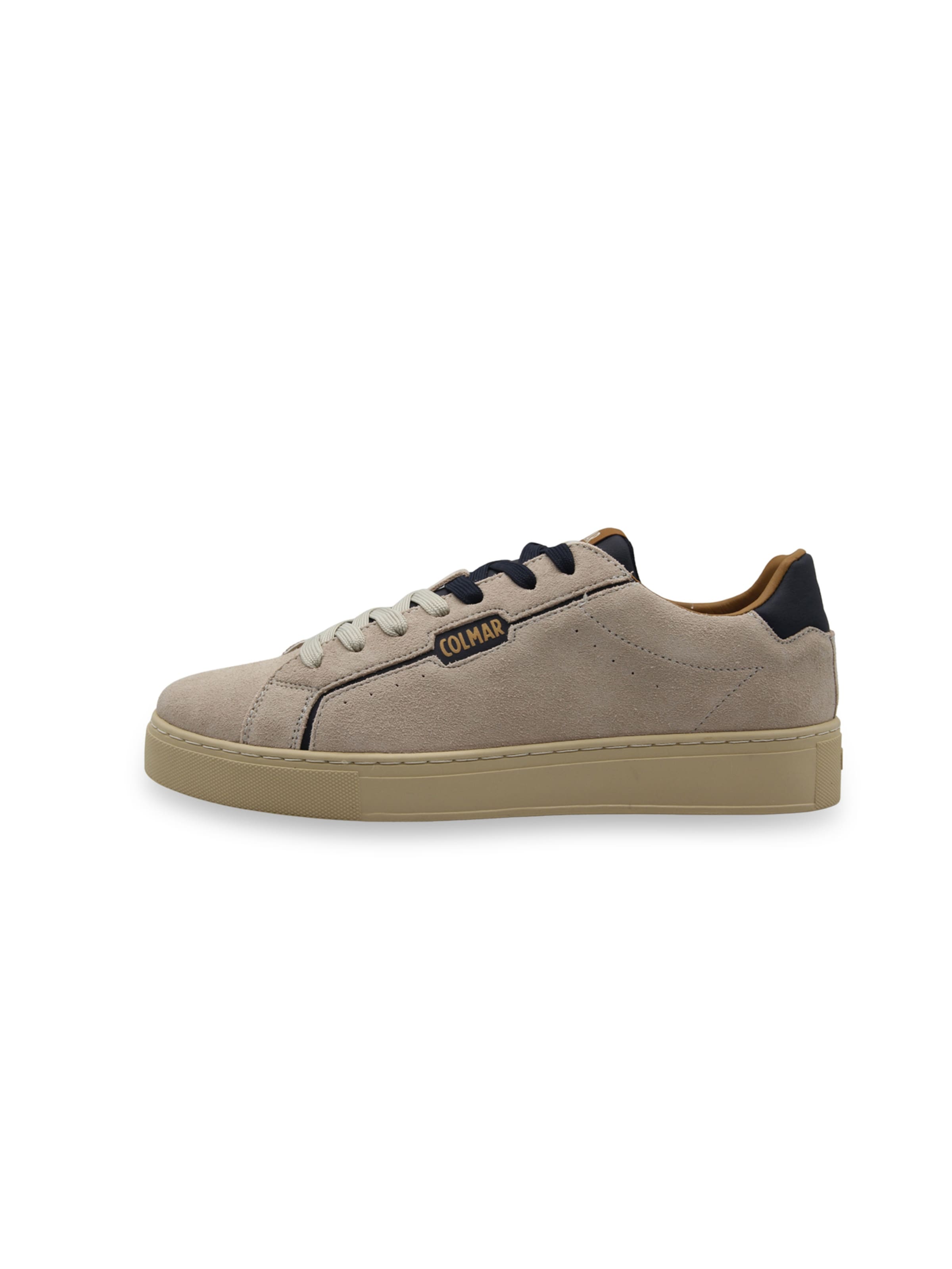 Baskets basses 'Bates' Colmar en beige : sur le côté