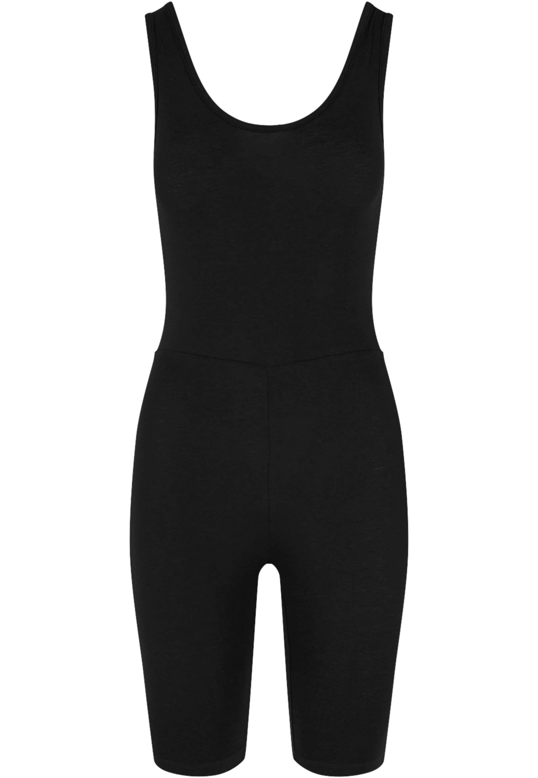 Urban ClassicsKombinezon - crna boja: prednji dio