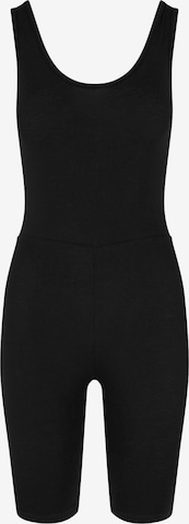 Urban Classics Jumpsuit in Black: front