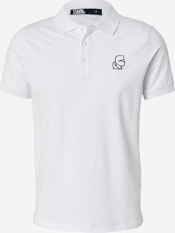 T-Shirt Karl Lagerfeld en blanc : devant