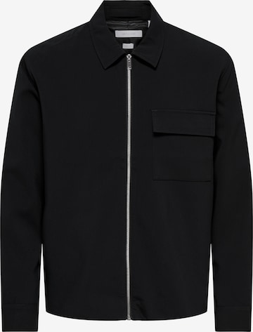 Only & Sons Демисезонная куртка 'ONSWILL' в Черный: спереди