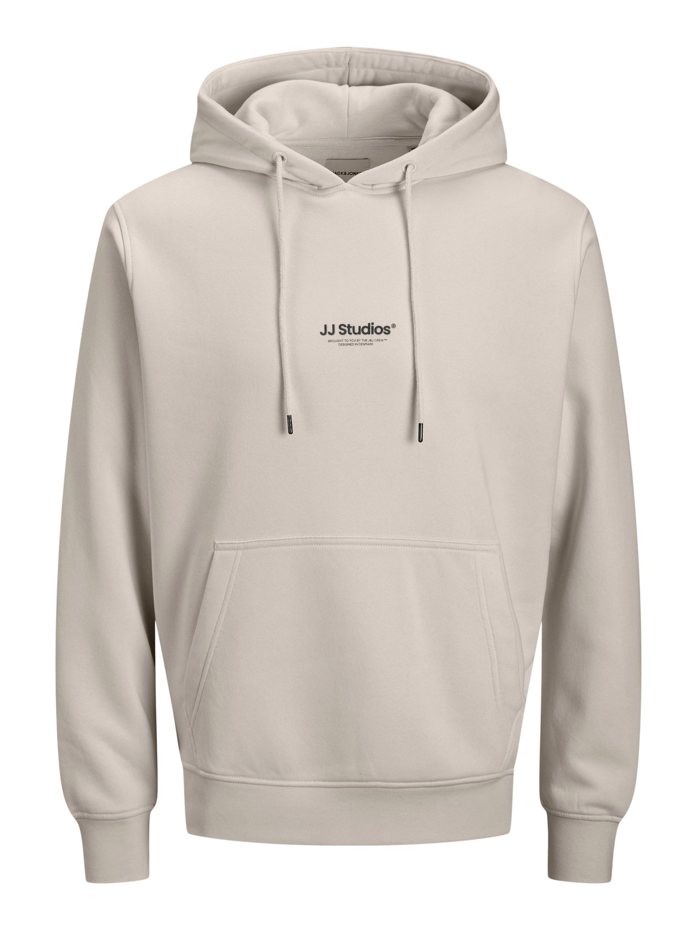 Jack & Jones Plus Μπλούζα φούτερ 'JJESOHO' σε γκρι: μπροστά