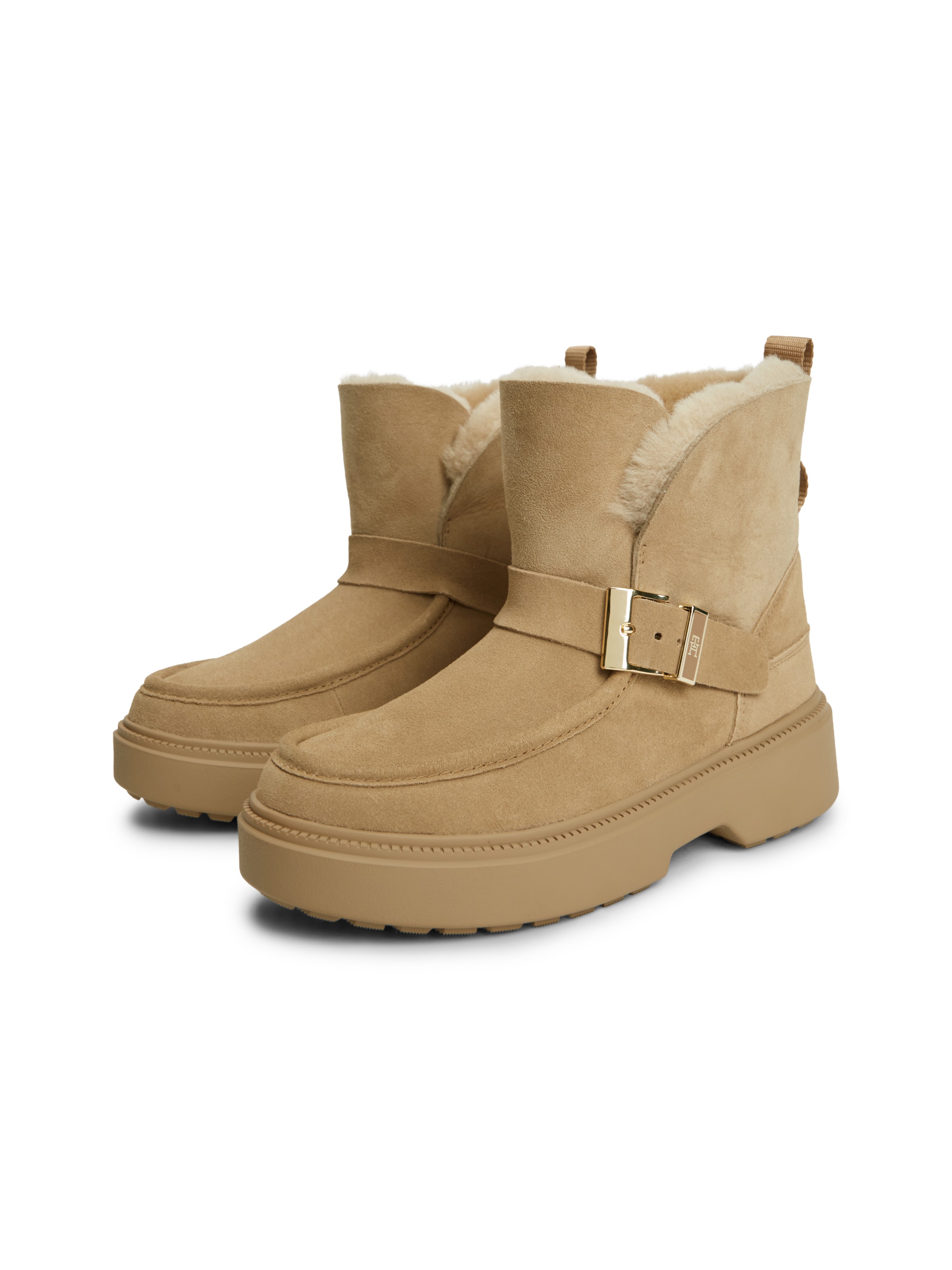 smėlio TOMMY HILFIGER Auliniai batai