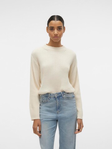 Pull-over 'Hilde' VERO MODA en beige : devant