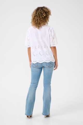 Cream Blouse 'Marikke' in Wit