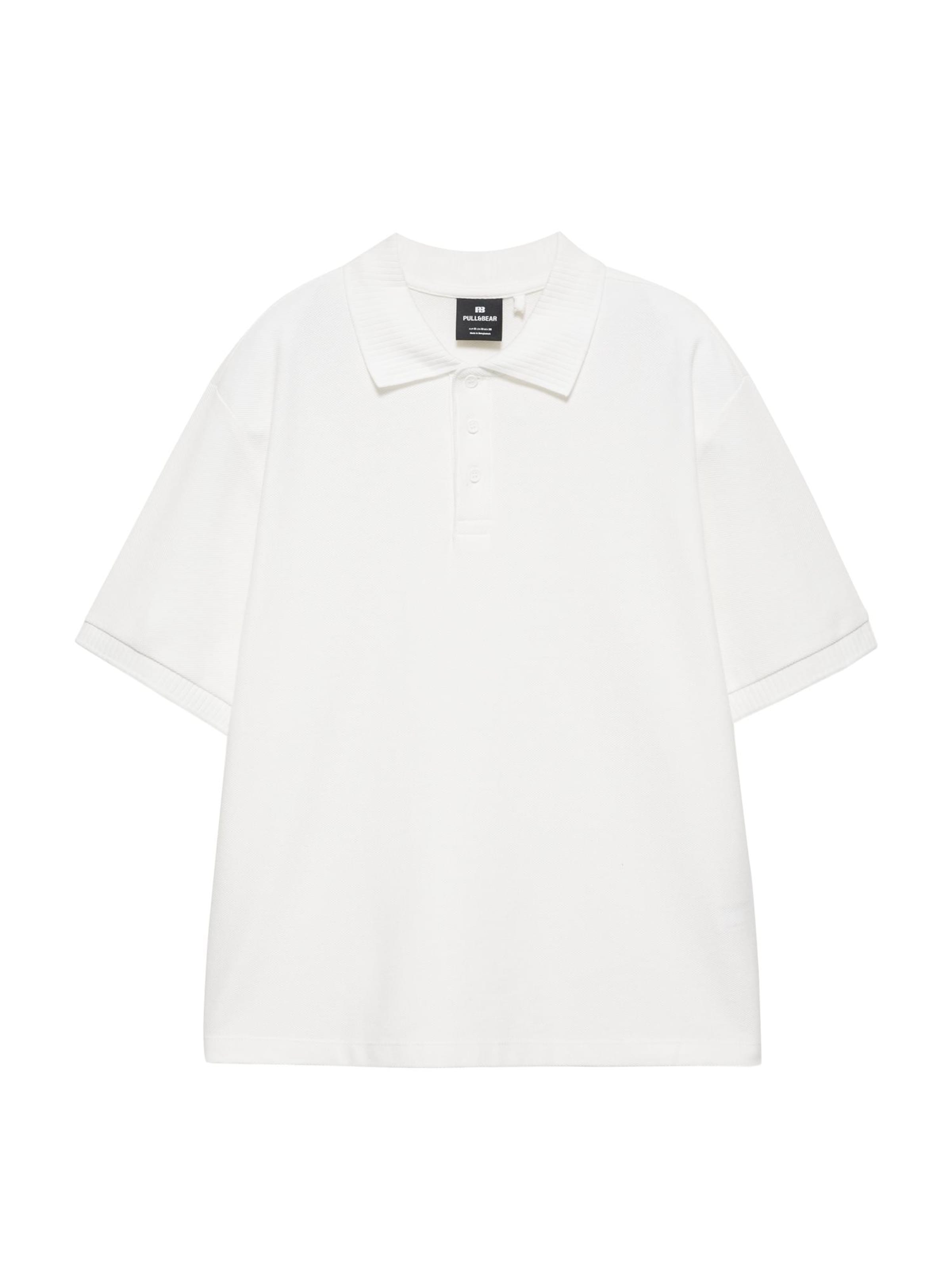 Pull&Bear Tričko – bílá: přední strana