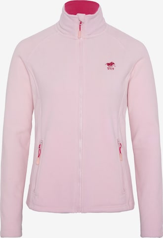 Polo Sylt Fleecejacke in Pink: predná strana