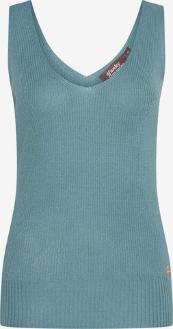 4funkyflavours Knitted Top 'How You Like Me Now' in Green: front