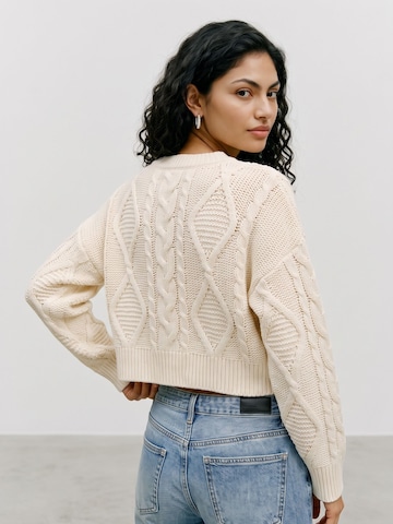 VERO MODA Trui 'CHER' in Beige