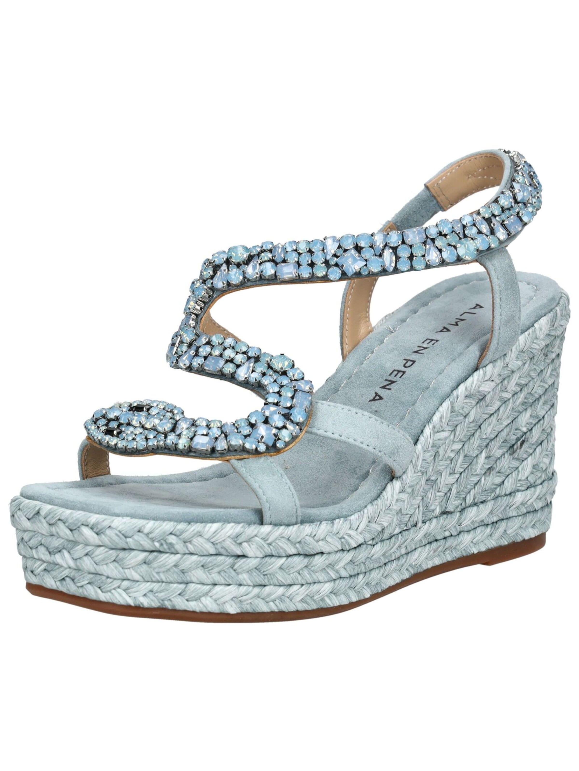 Sandales Alma En Pena en bleu : devant