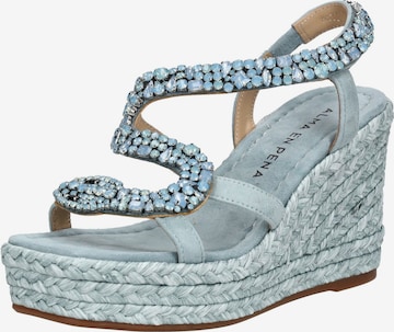 Sandales Alma En Pena en bleu : devant