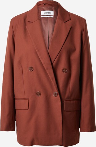 WEEKDAY Blazer 'Norma' in Rot: predná strana