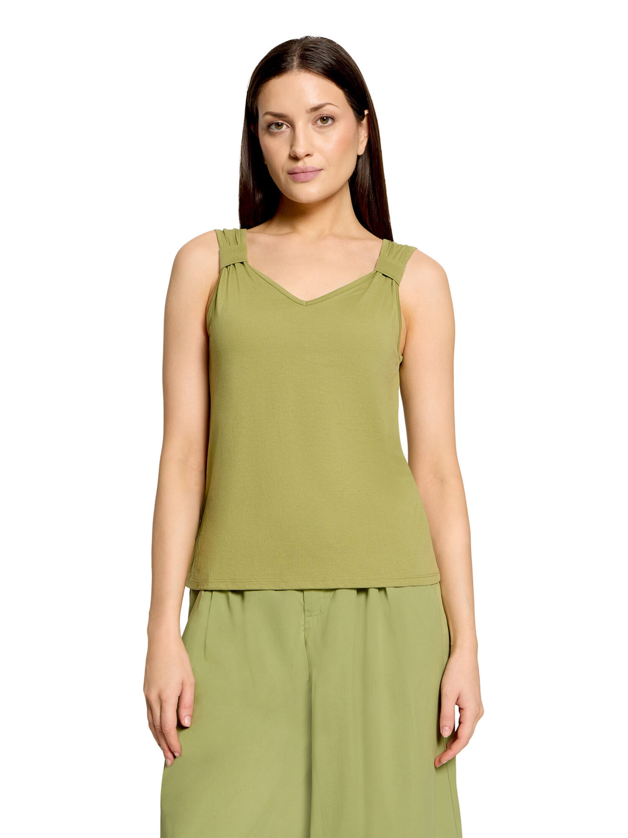 Top di Cartoon in verde: frontale