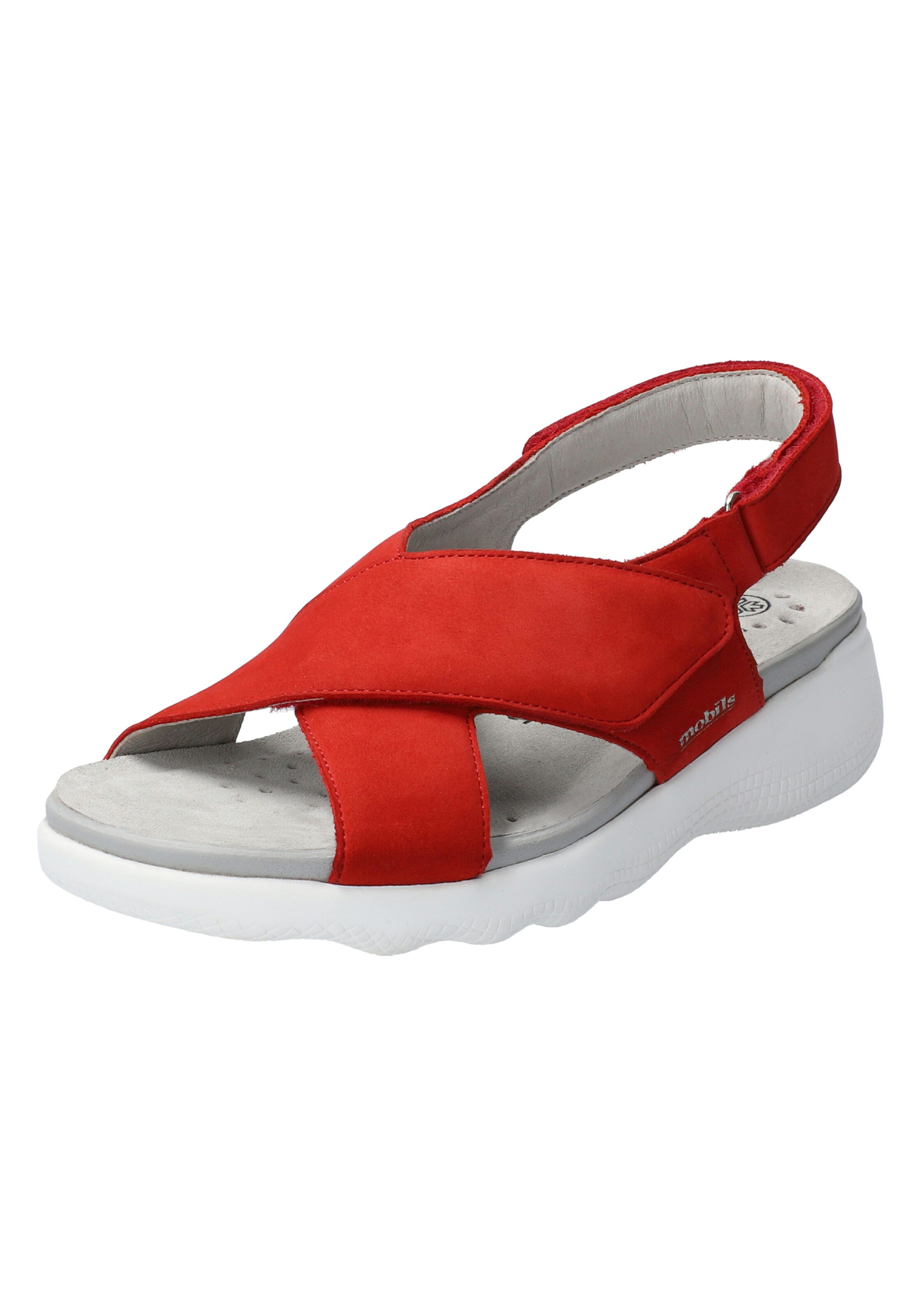 MOBILS ergonomic Sandal 'Malorie' in Red: front