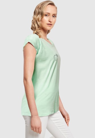 Merchcode T-Shirt 'Summer - Lemon' in Grün