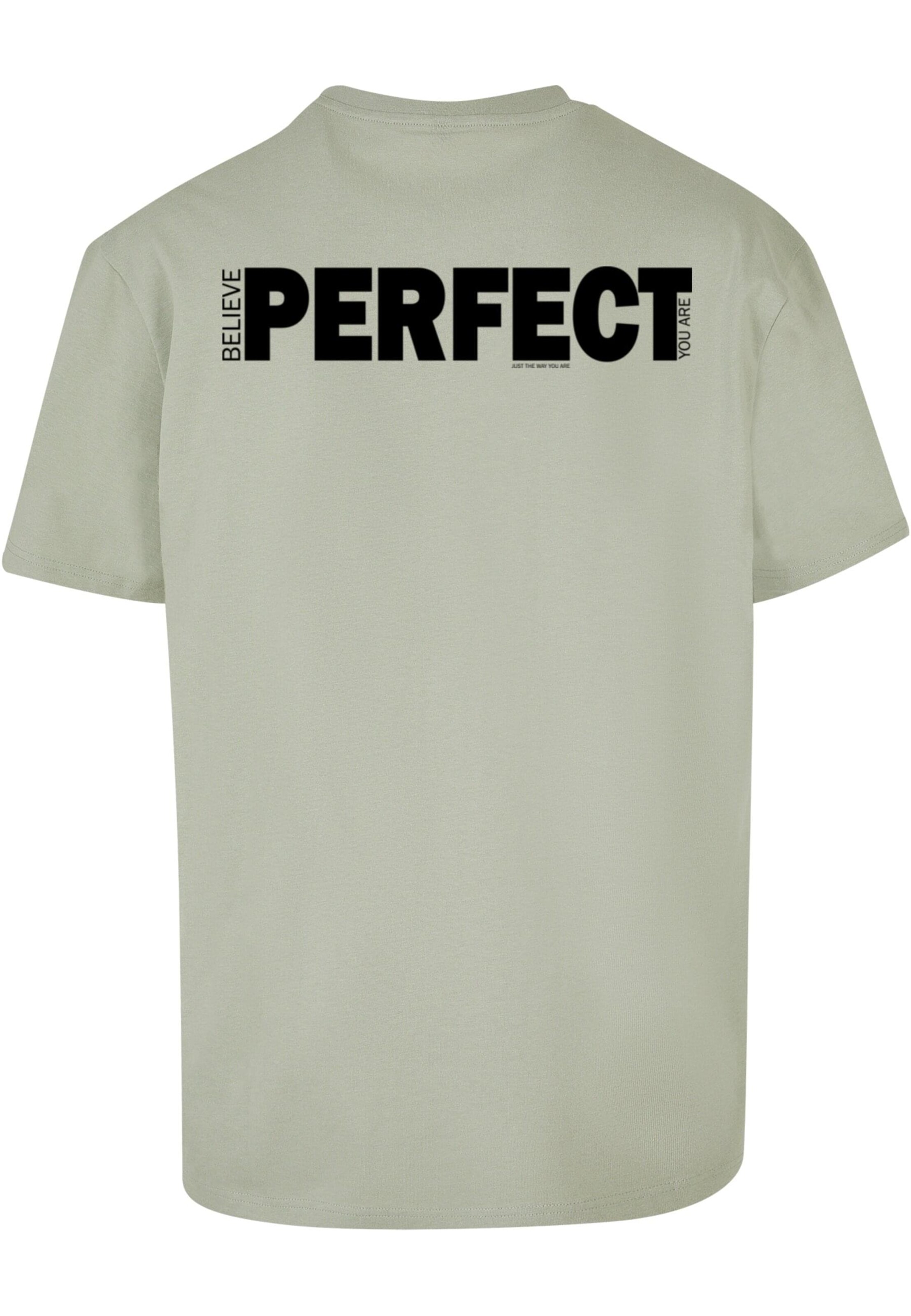 T-Shirt 'Believe Front' Merchcode en vert