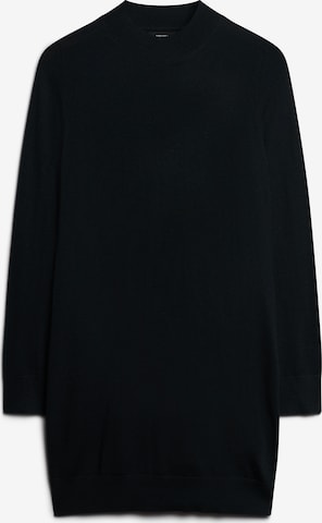 Superdry Gebreide jurk in Zwart: voorkant