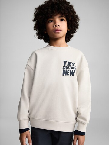 MANGO KIDS Sweatshirt 'BERTO8' in Grijs: voorkant