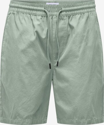 Only & Sons - Pantalón 'ONSTel' en verde: frente