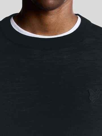 Lyle & Scott Pullover 'Tonal Eagle' in Schwarz