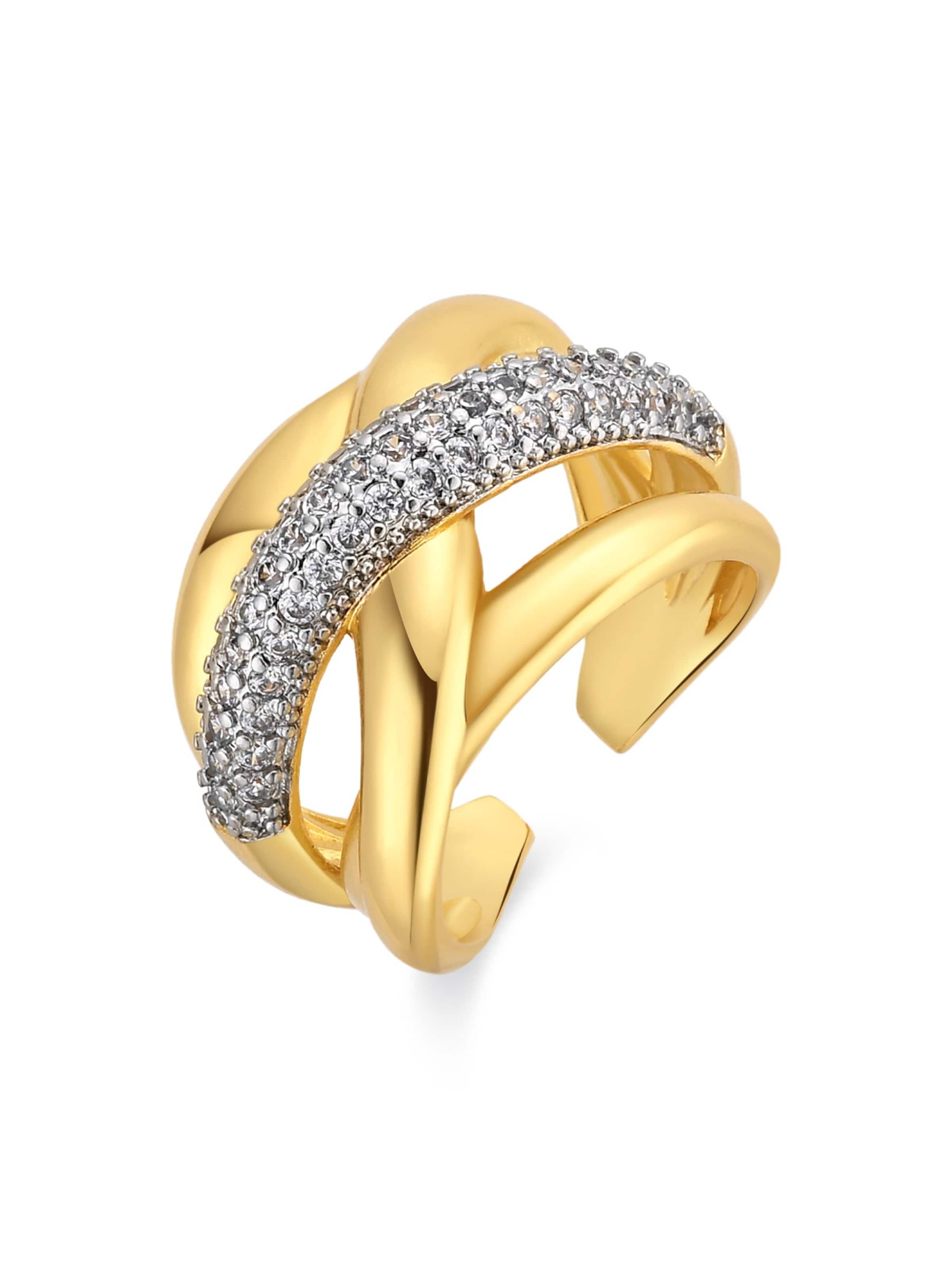 Luxenter Ring 'Prukah'‌‌ in Gold: Vorderseite