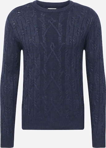 TOM TAILOR Sweater in Blue: front