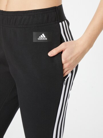 ADIDAS SPORTSWEAR Slimfit Παντελόνι φόρμας σε μαύρο