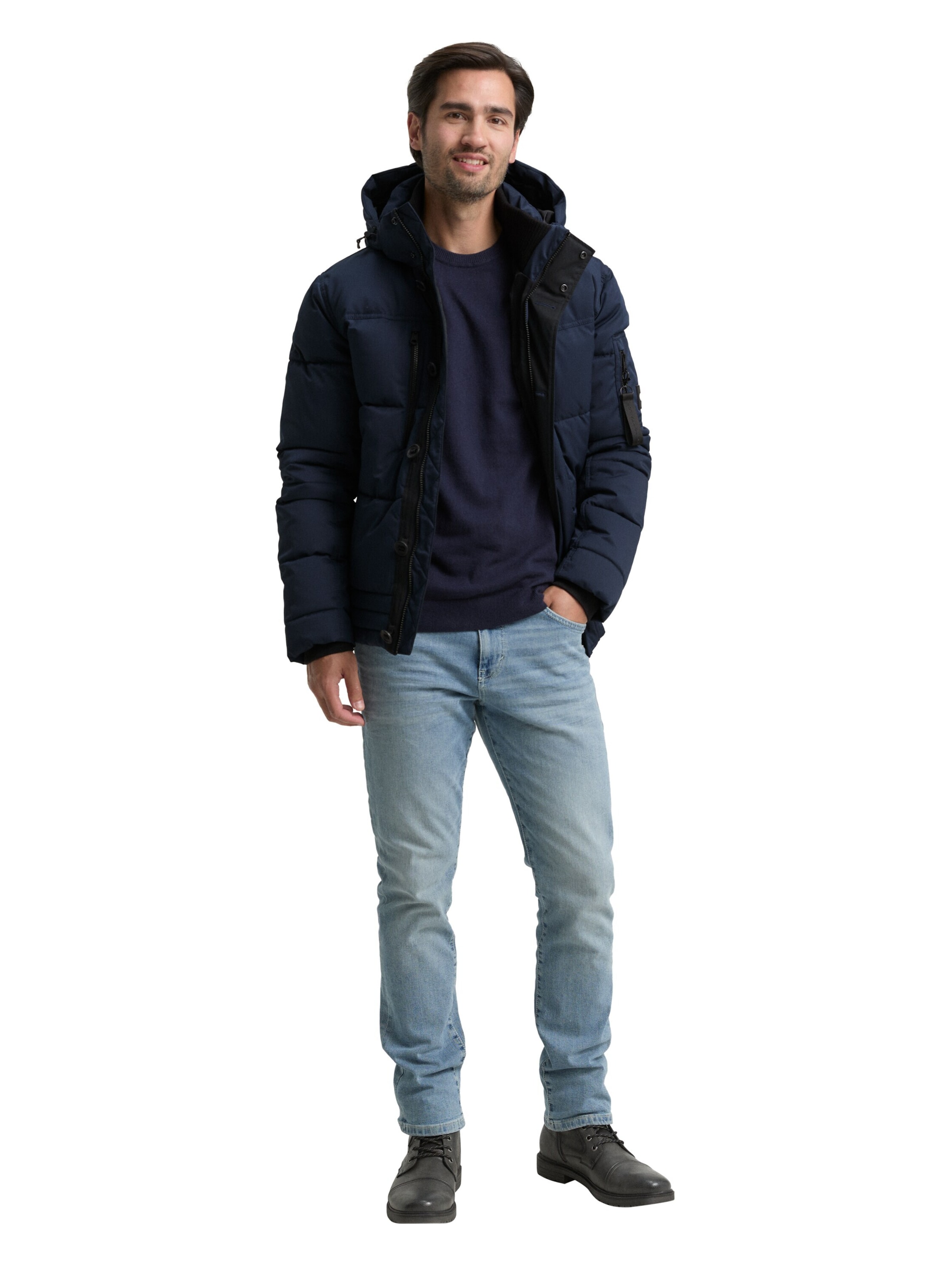 TOM TAILOR Jacke in Blau: Vorderseite