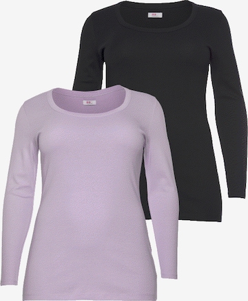 FLASHLIGHTS Shirt in Purple: front