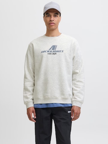 Felpa 'JCOTIER' di JACK & JONES in bianco: frontale