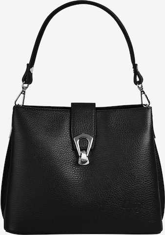 Cluty Crossbody Bag in Black: front