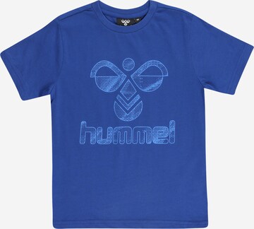 T-Shirt Hummel en bleu : devant