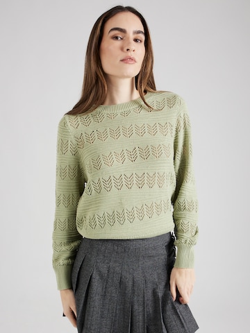 VILA Sweater 'CATTIA' in Green: front