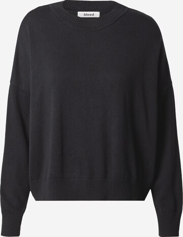 bleed clothing Sweater in Black: front