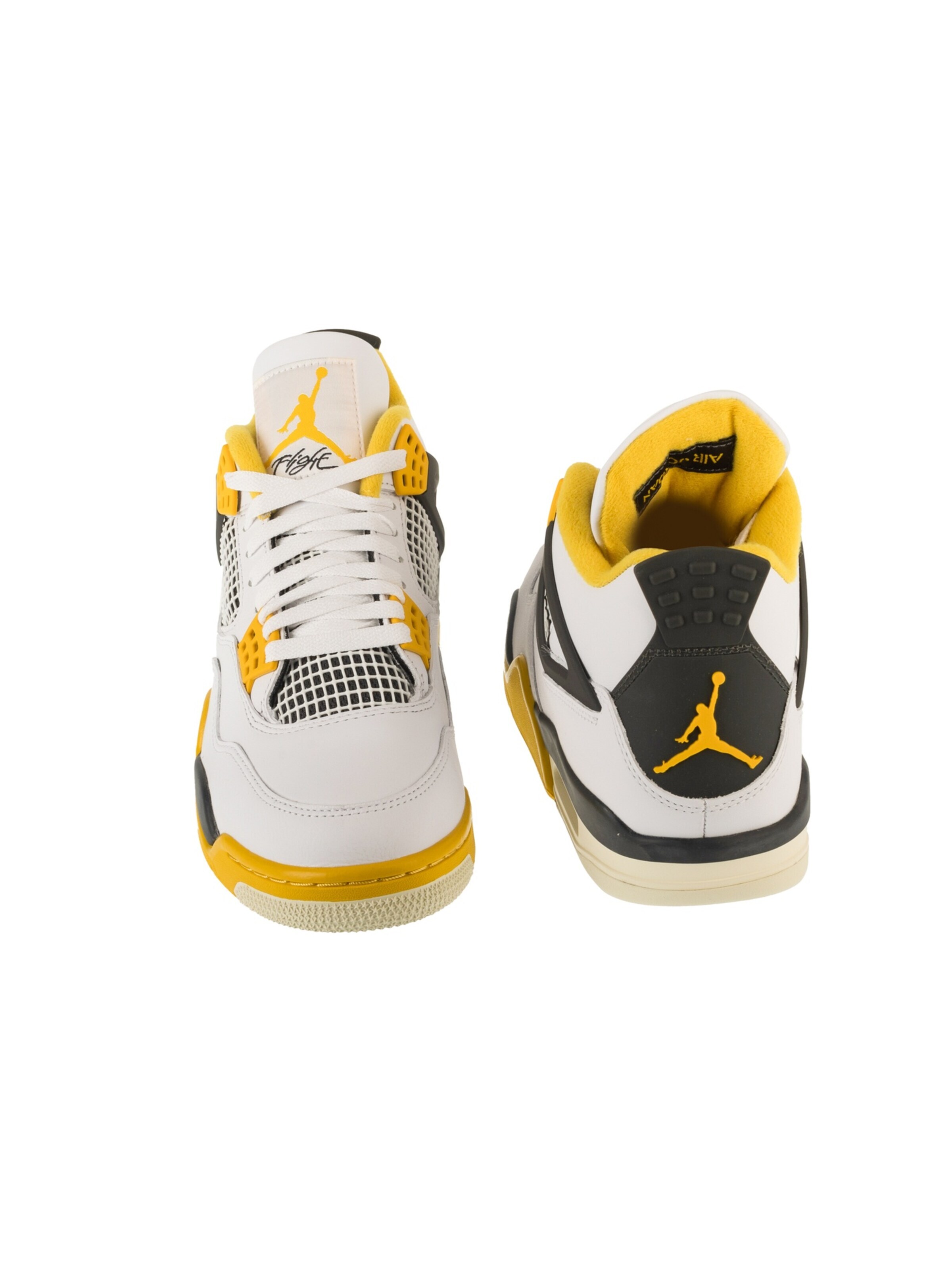 Baskets basses 'Air Jordan 4 Retro' Jordan en blanc