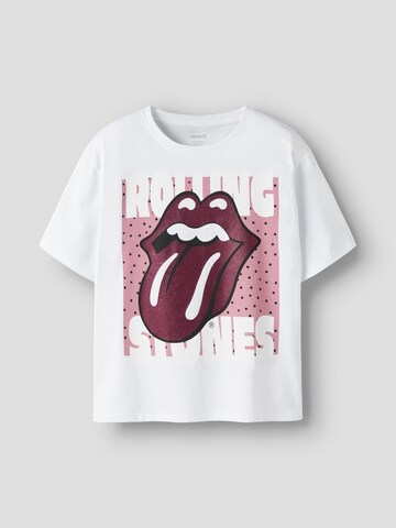 NAME IT - Camiseta 'The Rolling Stones' en blanco