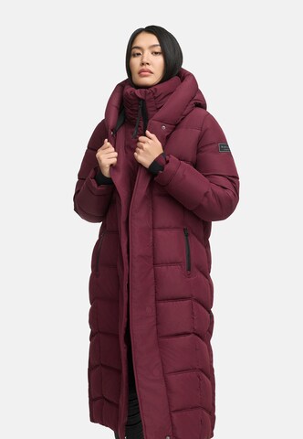 Manteau d’hiver 'Engelsfeder XIV' NAVAHOO en rouge